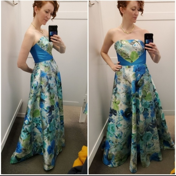 Theia gown - bridesmaid - wedding guest - formal - Picture 1 of 3